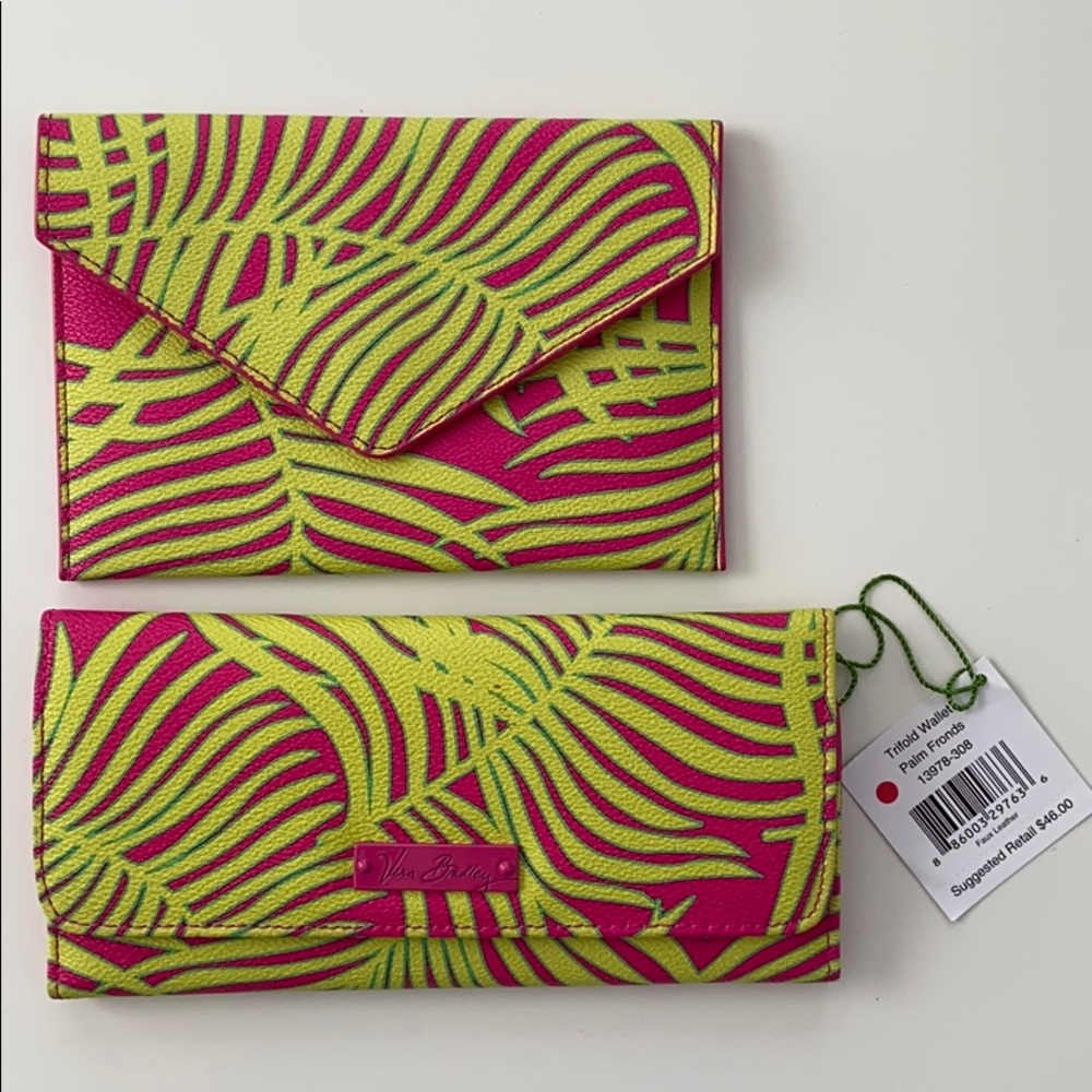 Vera Bradley Wallets Palm Tree Print NWT